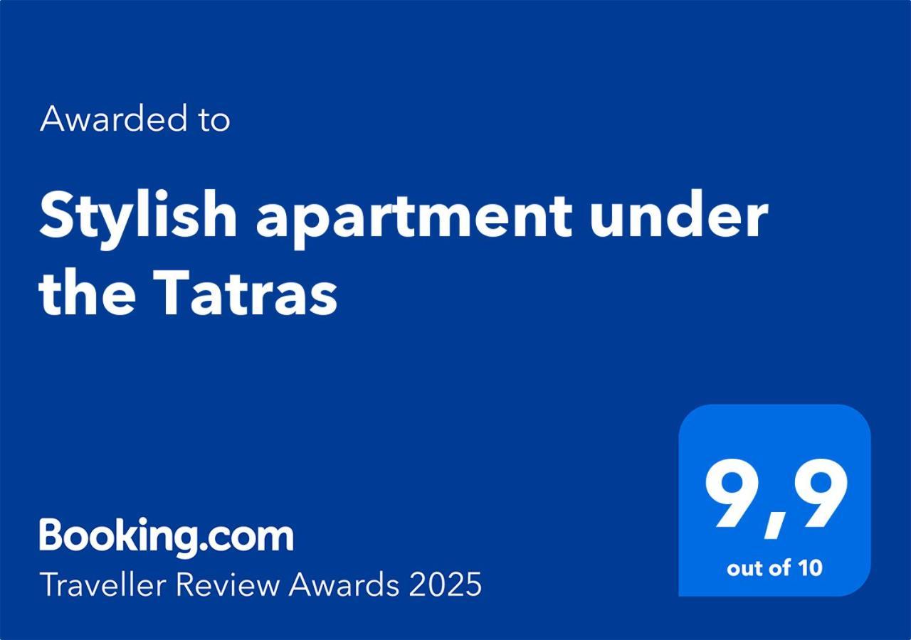 Stylish Apartment Under The Tatras Csorba Kültér fotó